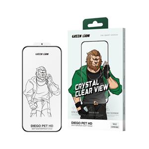 گلس شفاف گرین لاین مدل Diego Pet HD مناسب iPhone 16 Pro
