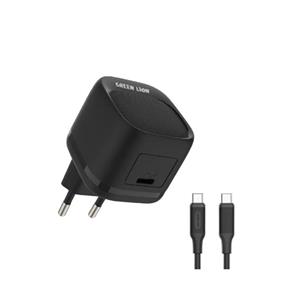 شارژر تک پورت 20 وات تایپ سی گرین لاین Green Lion به همراه کابل USB-C