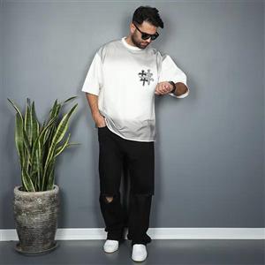 دورس آستین کوتاه صلیب زارا مردانه کد 9629