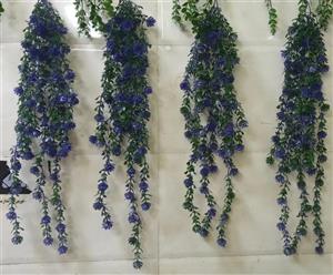 اویز  گل و غنچه قاصدک رنگ بنفش کد 6