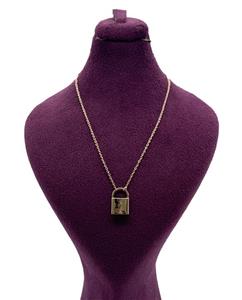 گردنبند طلا 2.68 GR فانتزی زنانه طرح قفل تیفانی