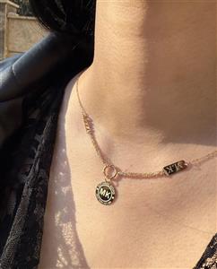 گردنبند طلا 4 GR فانتزی زنانه طرح MK 