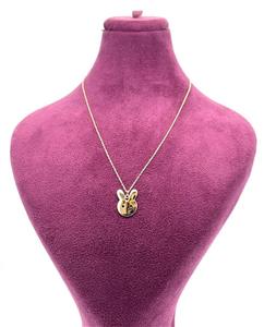 گردنبند طلا 2.03 GR مدل فانتزی زنانه طرح خرگوش 
