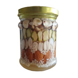 معجون عسل 5 مغز - 350 گرم
