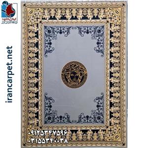 فرش 1200 شانه نقشه ورساچه ونوس زمینه ترمه ای