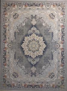 فرش 700 شانه نقشه دل آرام زمینه نقره ای