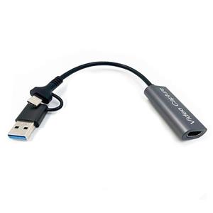 کارت کپچر 4K HDMI با دو سر 3.0 USB-A 3.0/USB-C