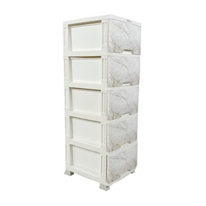 فایل کشویی رزگلد مدل 5 کشو XL گارنت R645