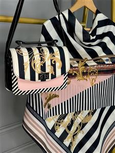 ست روسری کیف طرح کارینا گلدن