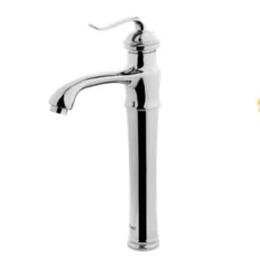 شیر روشویی شکیب پایه بلند مدل بیتا رنگ کروم