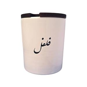 جا ادویه مدل درب چوبی طرح فلفل