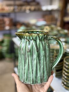 پارچ سفالی طرح شره ای 