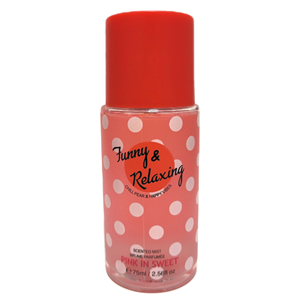 بادی اسپلش زنانه خالخالی پینک این سوییت قرمز ۷۵ میل