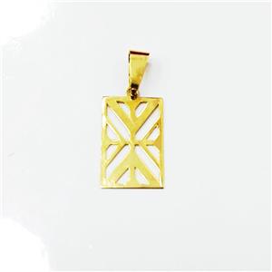 پلاک آویز زنانه طلا 18 عیار طرح 11