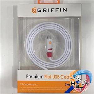 کابل شارژ گریفین پک دار آیفون 1متری CABLE CHARGE PAK GRIFFIN IPHONE