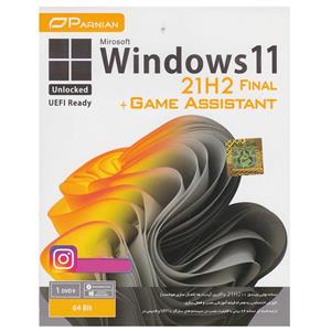 سیستم عامل Windows 11 21H2 Final Unlocked   Game Assistant نشر پرنیان