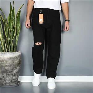 شلوار مردانه مام استایل زاپدار مشکی 3012