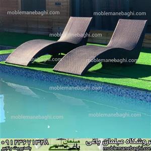 تخت استخری حصیر بافت مدل موج