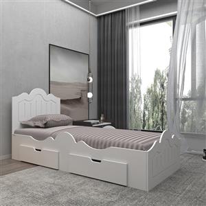 تخت خواب یک نفره اعیان مدل FH718 سایز 90x200 سانتی متر