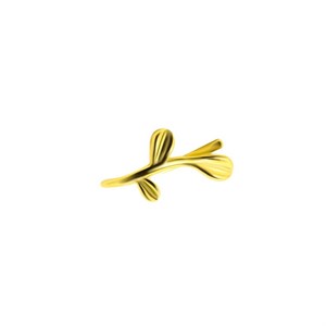 پیرسینگ بینی زنانه طرح برگ کد 03