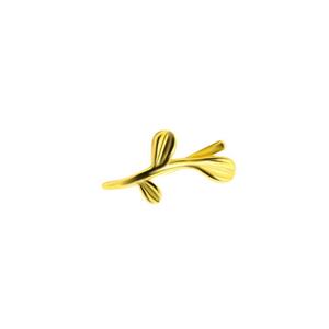 پیرسینگ بینی زنانه طرح برگ کد 03