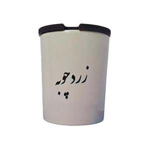 جا ادویه مدل درب چوبی طرح زردچوبه