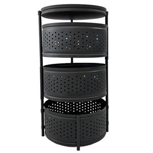 سبد سیب زمینی و پیاز ساین مدل رایکا 4 طبقه گردان