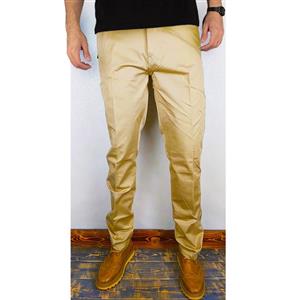 شلوار کتان راسته مردانه POLO نخودی کد 30048