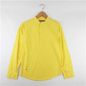 پیراهن نخی یقه دیپلمات مردانه کد 6756