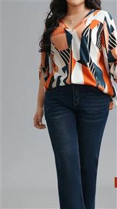 شومیز مجلسی زنانه جنس کرپ سوپر سافت کد 98952