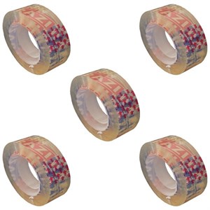 چسب نواری مدل رازی عرض 1.8 سانتی متر کد FN12 بسته پنج عددی