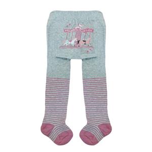 جوراب شلواری نوزادی ایمپی دیمپی مدل راه راه باغ وحش