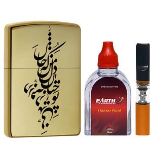 ست هدیه فندک مدل Calligraphy C07 Calligraphy C07 Lighter Gift Pack