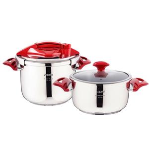 زودپز دوقلو زوپینی مدل cooker گنجایش 6 و 4 لیتر