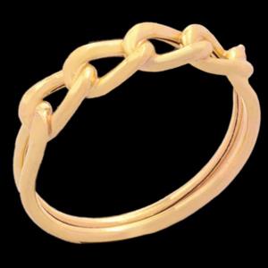 انگشتر طلا 18 عیار زنانه طلای مستجابی مدل کارتیر کد CR57 -