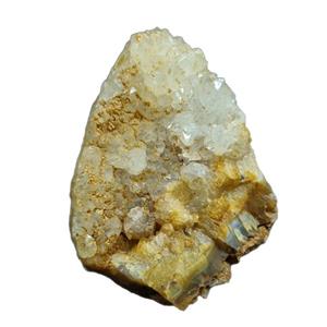 سنگ راف کوارتز مدل سیترین عقیق آبی کد Q710