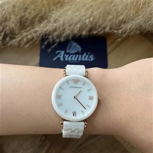 ساعت مچی زنانه امپریو آرمانی سرامیکی سفید w-5163