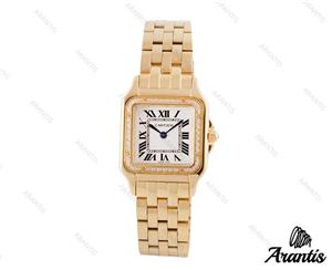 ساعت کارتیه زنانه مدل پنته نگین دار سایز مدیوم w-8083