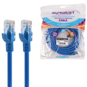 کابل شبکه Sunwest Cat6 5m