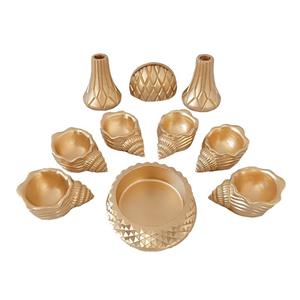 مجموعه ظروف هفت سین 10 پارچه مدل حلزون