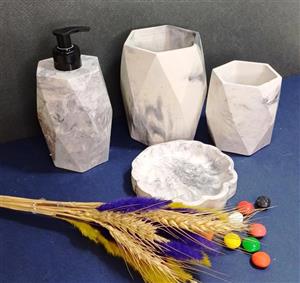 نیم ست بهداشتی سنگی دیبا (5تکه)