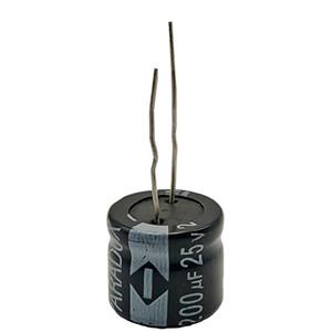 خازن الکترولیتی 2200 میکرو فاراد 25ولت - 2200uf 25V