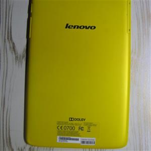 قاب پشت تبلت لنوو A5500  زرد رنگ همراه کلید پاور و ولوم