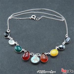 سینه ریز چند جواهر بسیار زیبا و خوشرنگ زنانه