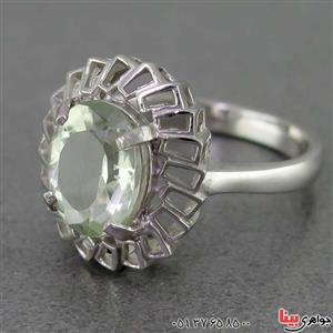 انگشتر کوارتز زنانه لیمویی برند SPN