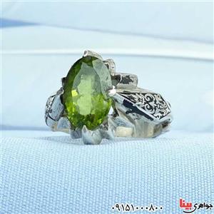 انگشتر زبرجد مردانه دست ساز فاخر