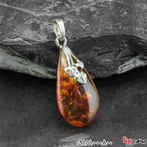 گردنبند کهربا زیبای خاص زنانه مردانه کد 30719