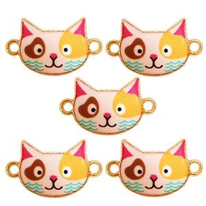 آویز دستبند مدل گربه کد 123 بسته 5 عددی