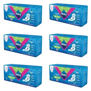 نوار بهداشتی نانسی مدل مشبک سایز بزرگ شش بسته 10 عددی