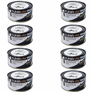 کنسرو تن ماهی مارلین در روغن گیاهی یکتن - 180 گرم بسته 8 عددی